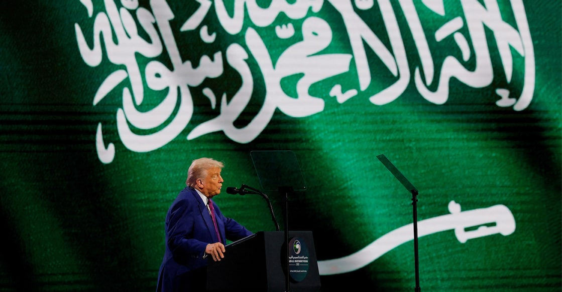 trump-saudi-visit US President Donald Trump attends the Saudi-U.S. Investment Forum, in Riyadh, Saudi Arabia. Photo: REUTERS/Brian Snyder
